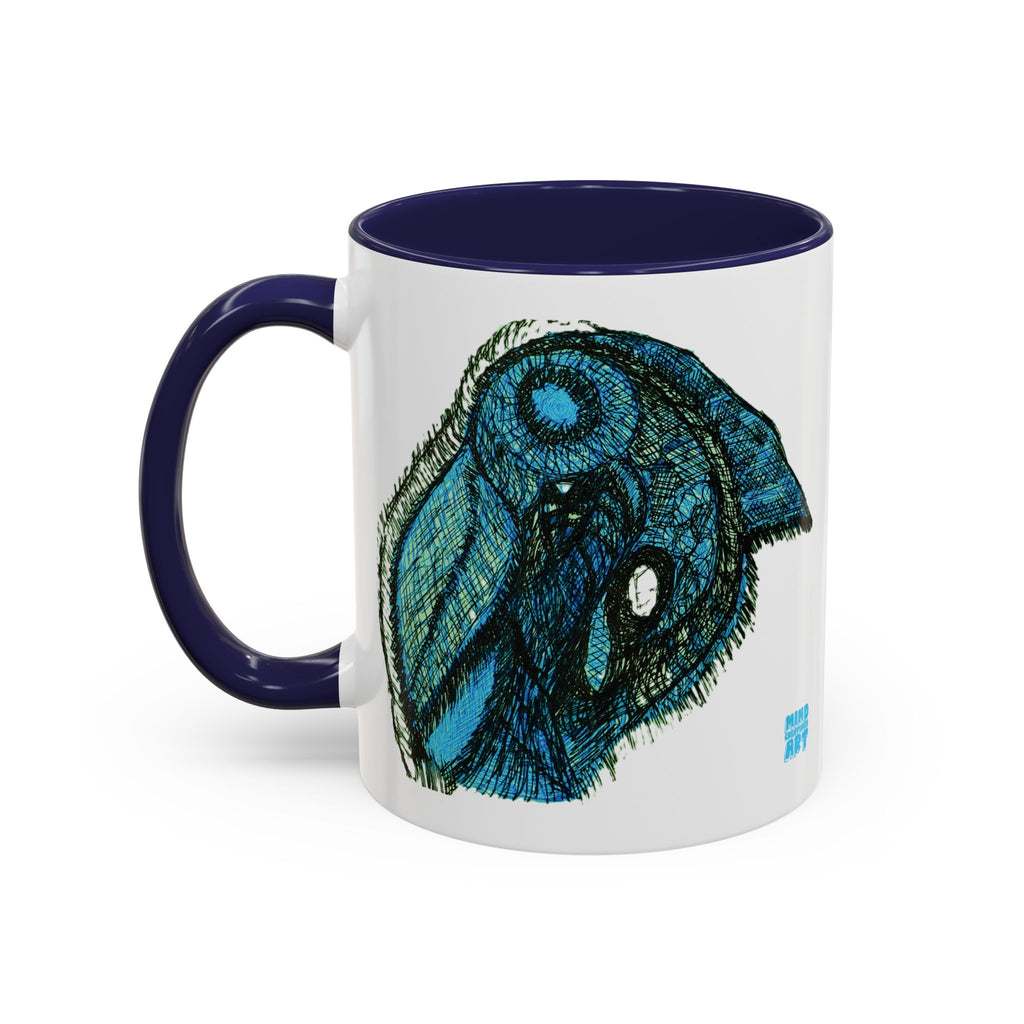 Who Are You? (Teal) Accent Coffee Mug (11oz, 15oz)