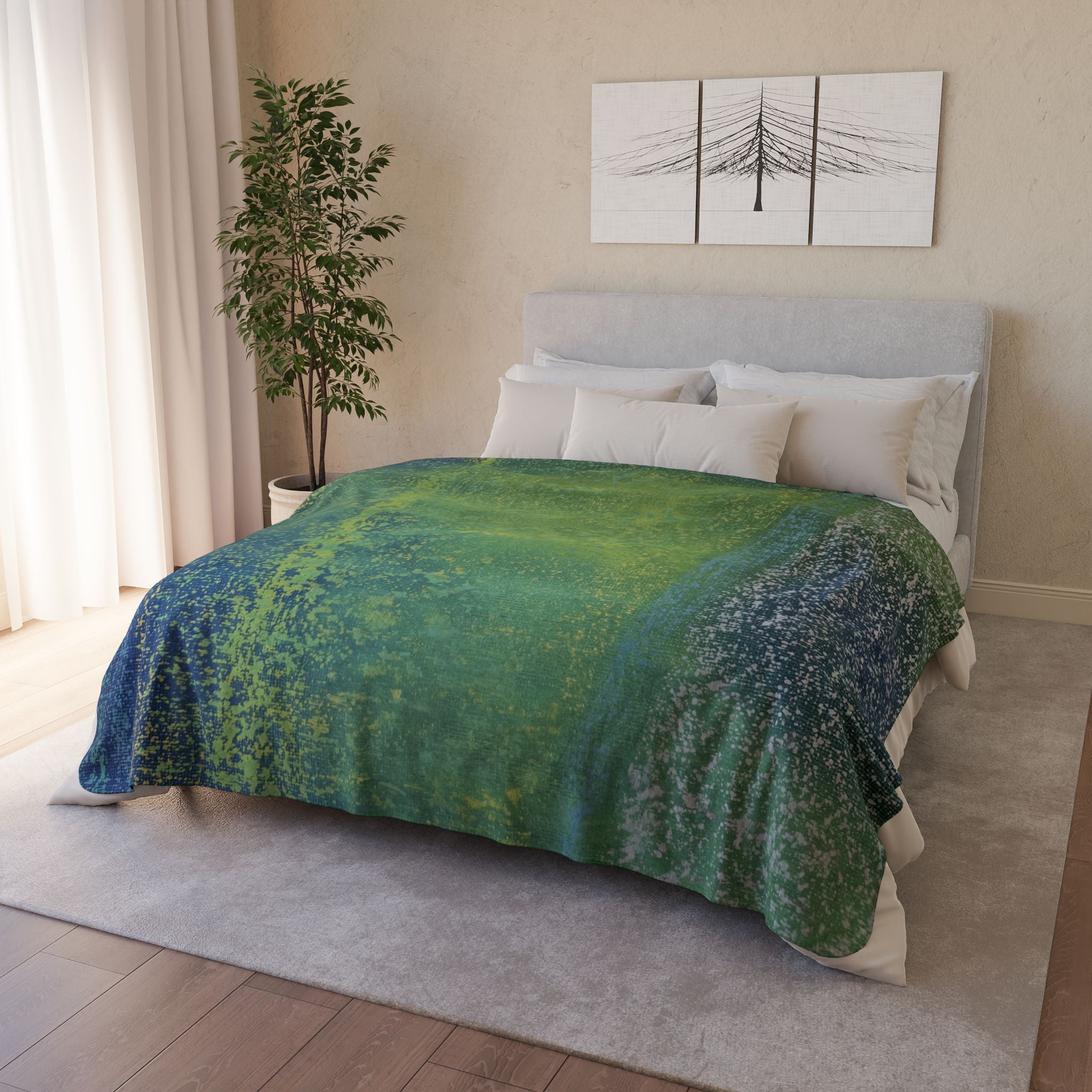 Disrupt Fleece Sherpa Blanket