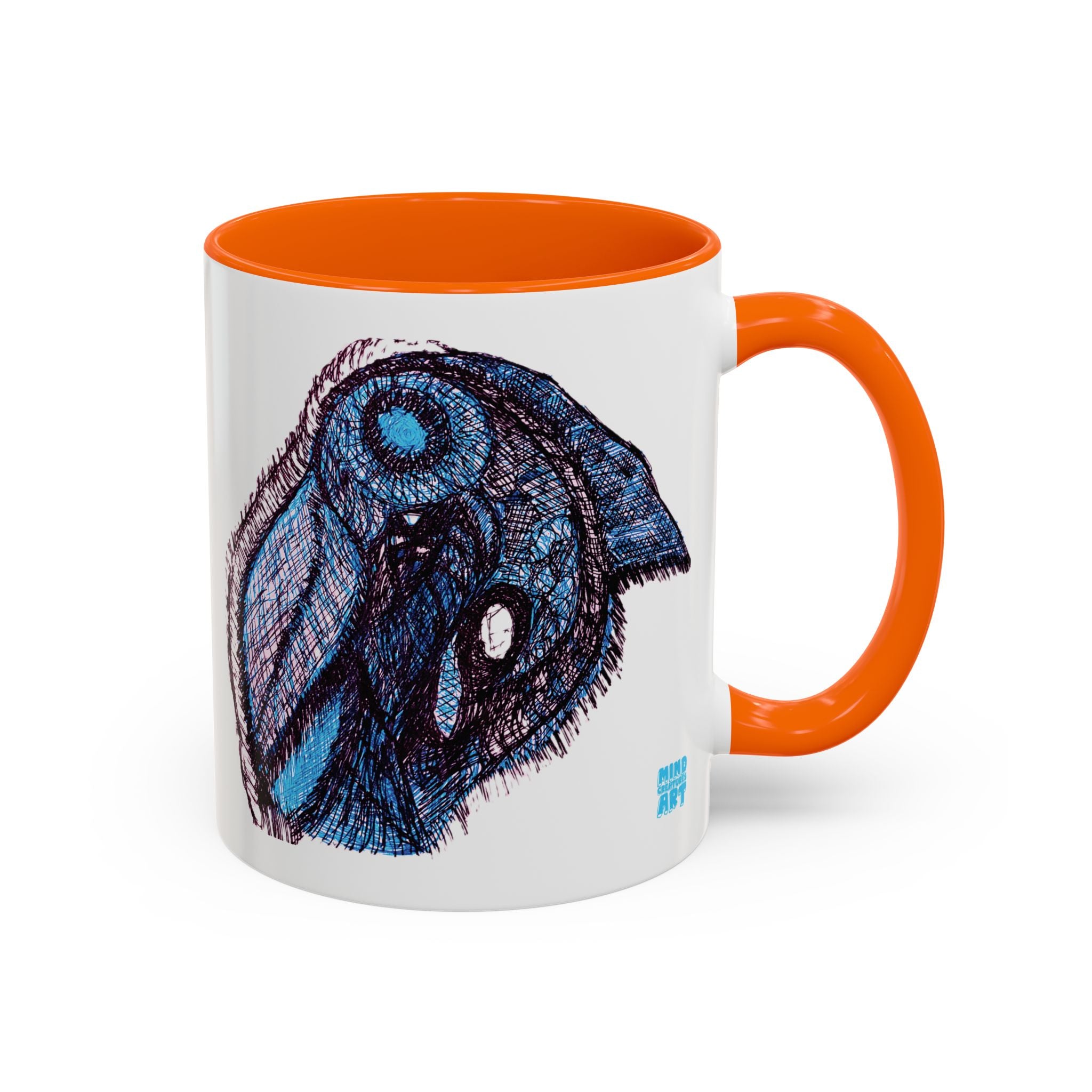 Who Are You? (Blue) Accent Coffee Mug (11oz, 15oz)