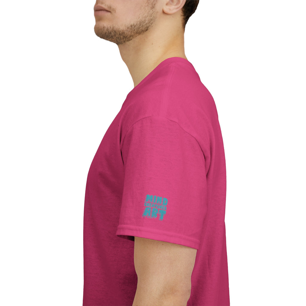 Cheshire (Pink & Teal) Unisex Heavy Cotton Tee