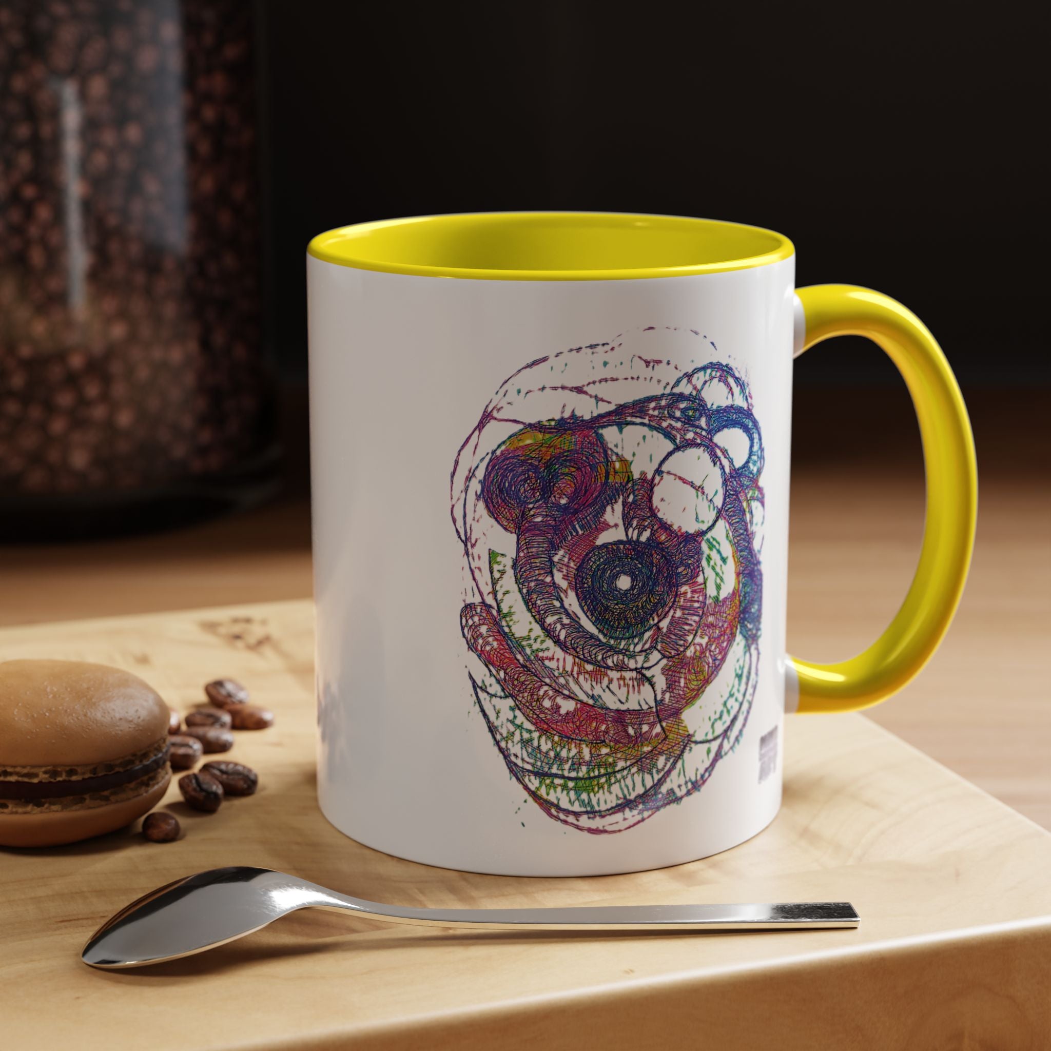 Spiraling Accent Coffee Mug (11oz, 15oz)