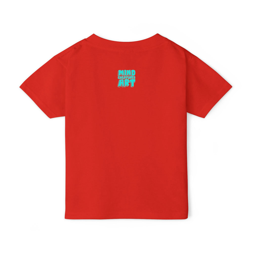 Curiosity (Blue & Red) Heavy Cotton™ Toddler T-shirt