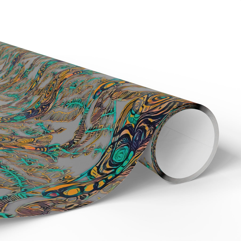 Vessel (Gray Background) Heavy Wrapping Paper