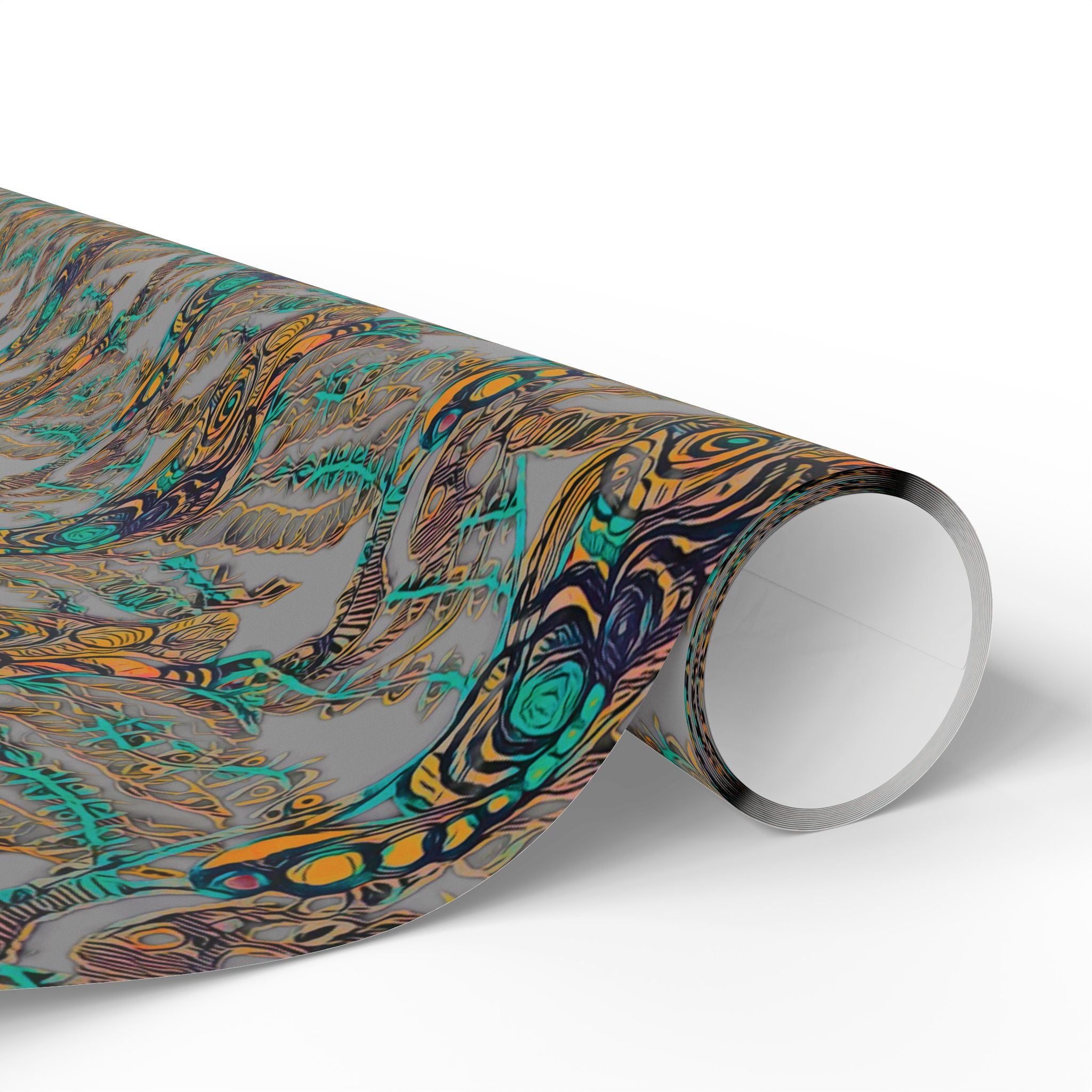Vessel (Gray Background) Heavy Wrapping Paper
