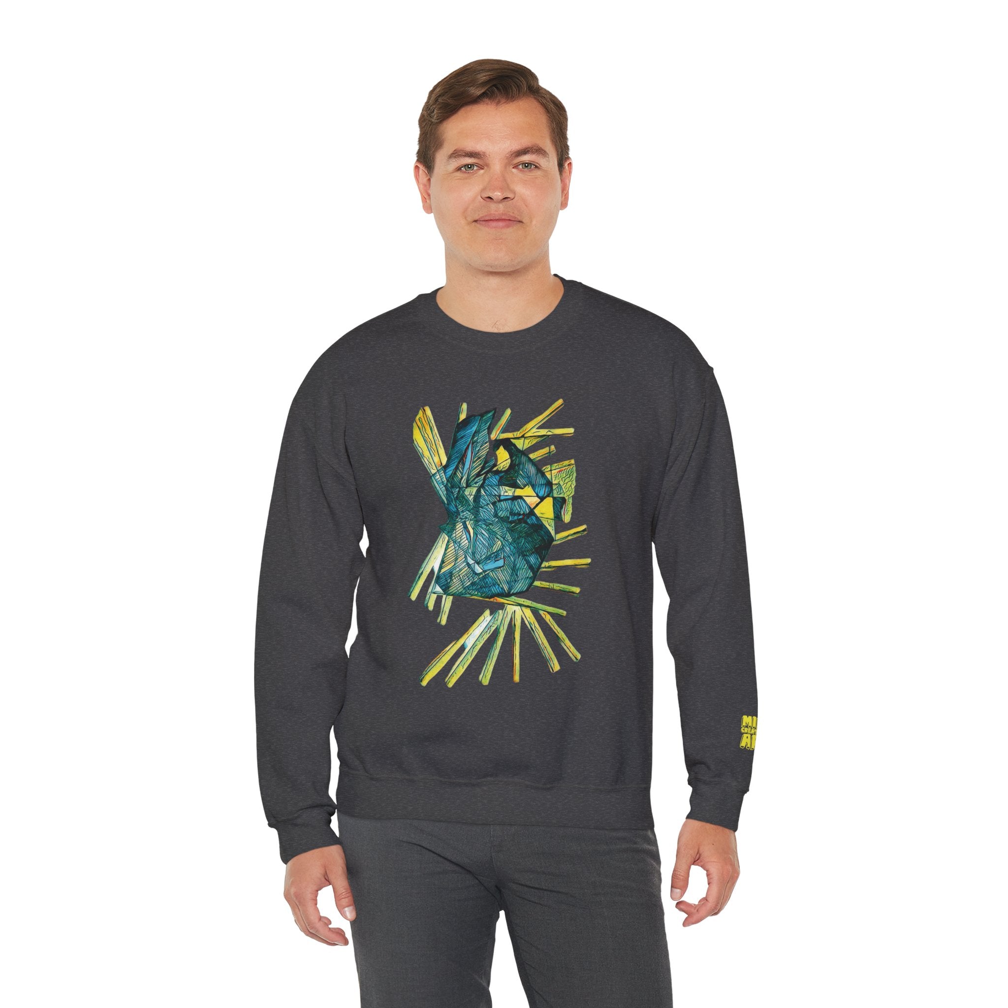 Lightspeed (Teal) Unisex Heavy Blend™ Crewneck Sweatshirt