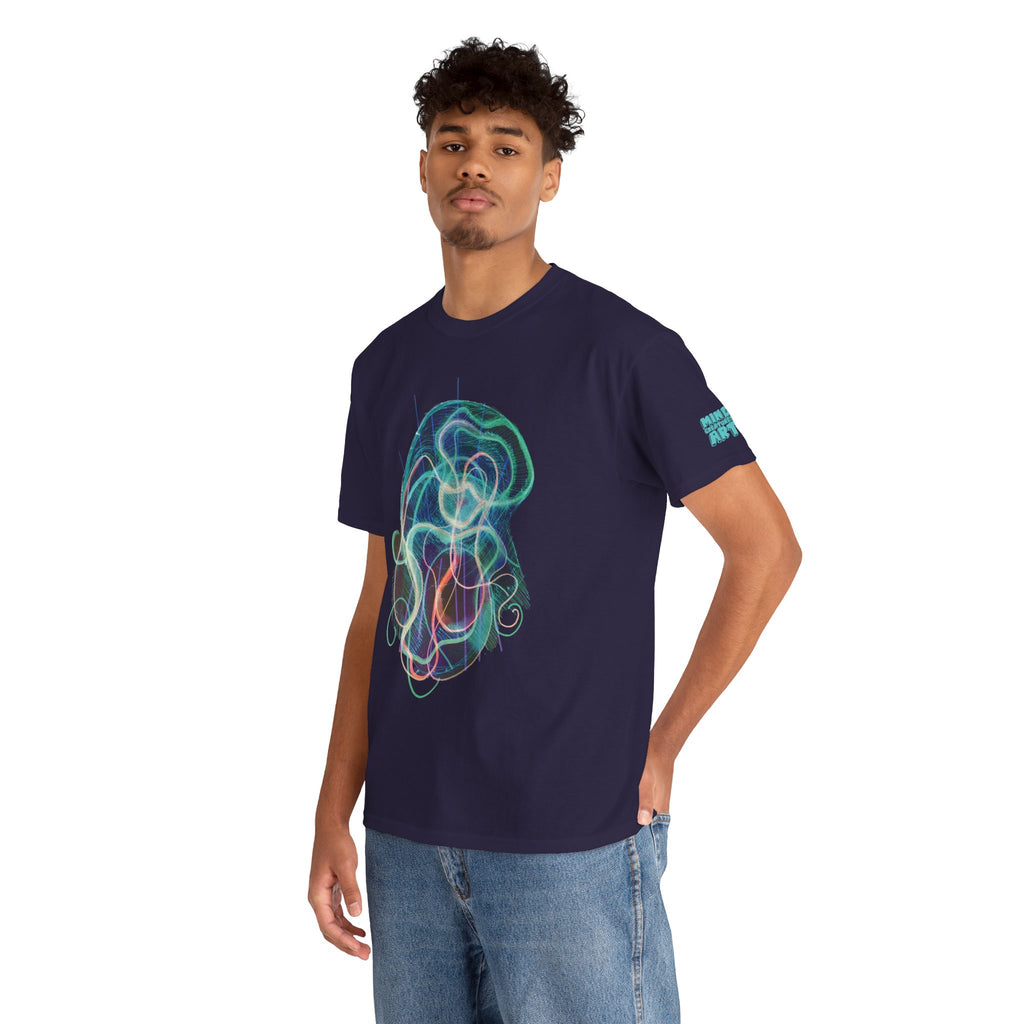 Davy Jones (Electric Teal) Unisex Heavy Cotton Tee