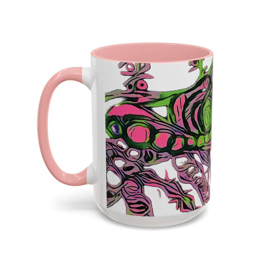Vessel (Neon) Accent Coffee Mug (11oz, 15oz)