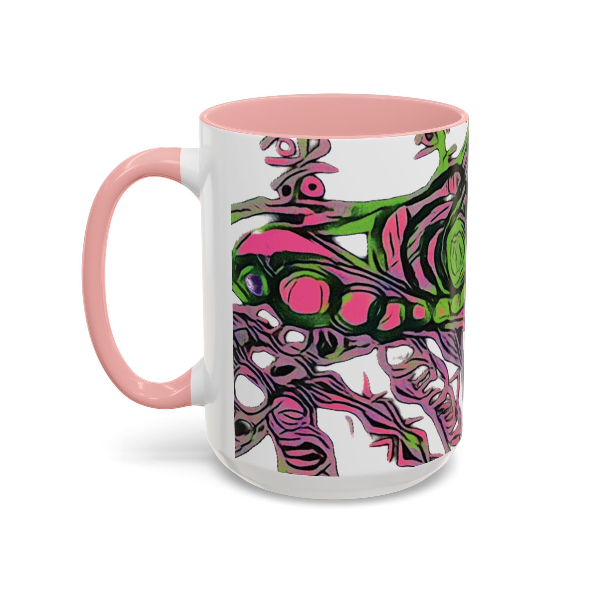 Vessel (Neon) Accent Coffee Mug (11oz, 15oz)