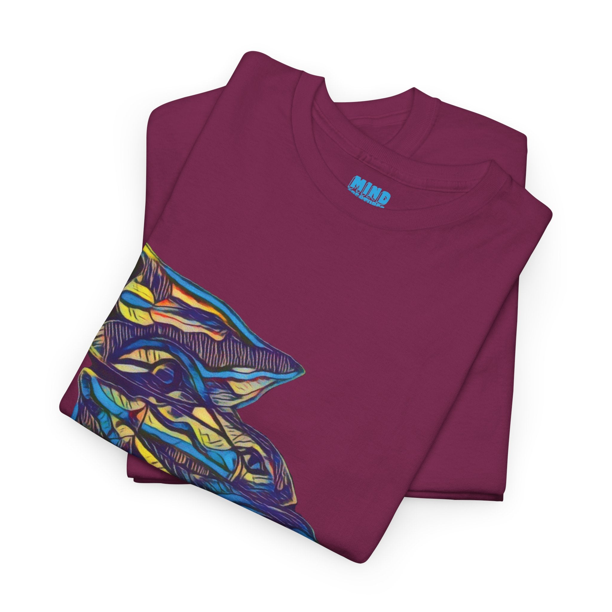 Cheshire (Blue & Yellow) Unisex Heavy Cotton Tee