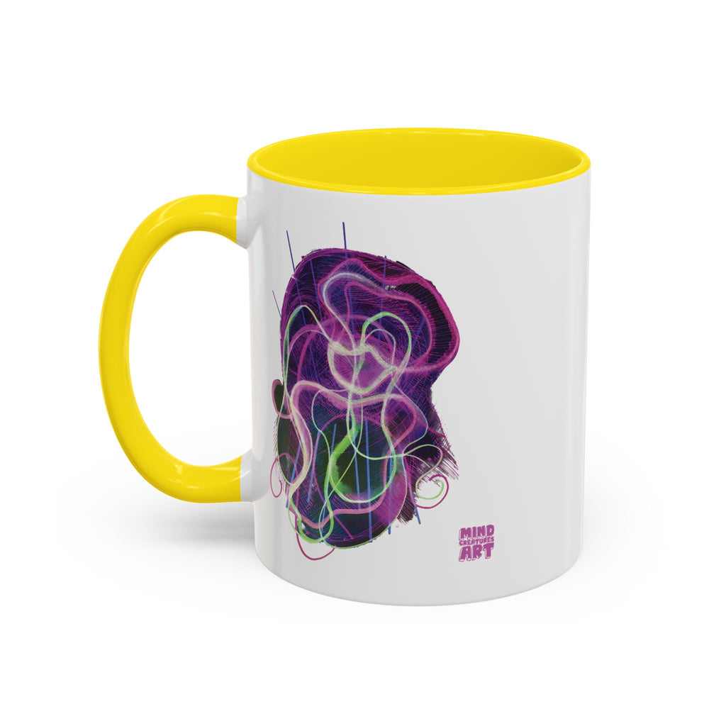 Davy Jones (Electric Purple) Accent Coffee Mug (11oz, 15oz)