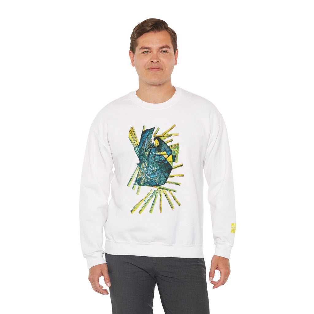 Lightspeed (Teal) Unisex Heavy Blend™ Crewneck Sweatshirt