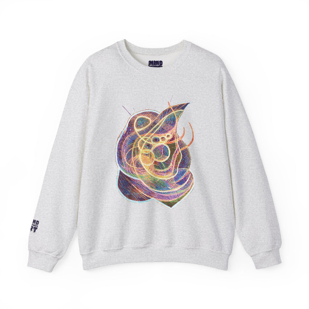 Renewal (Electric Yellow & Purple) Unisex Heavy Blend™ Crewneck Sweatshirt