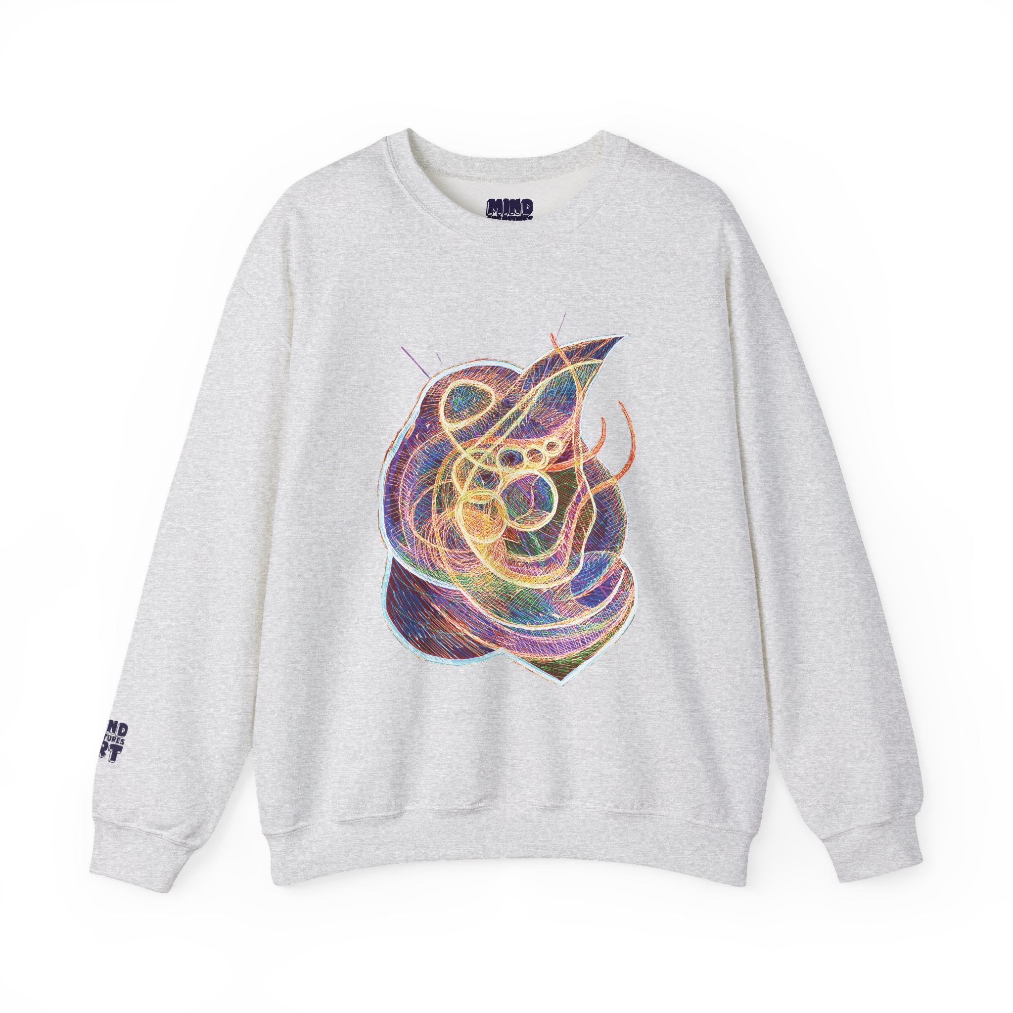 Renewal (Electric Yellow & Purple) Unisex Heavy Blend™ Crewneck Sweatshirt