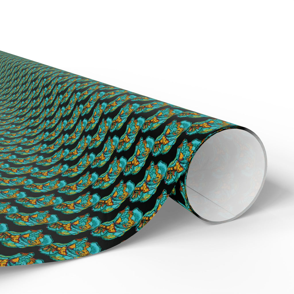 Exploration (Version 2, Black Background) Heavy Wrapping Paper