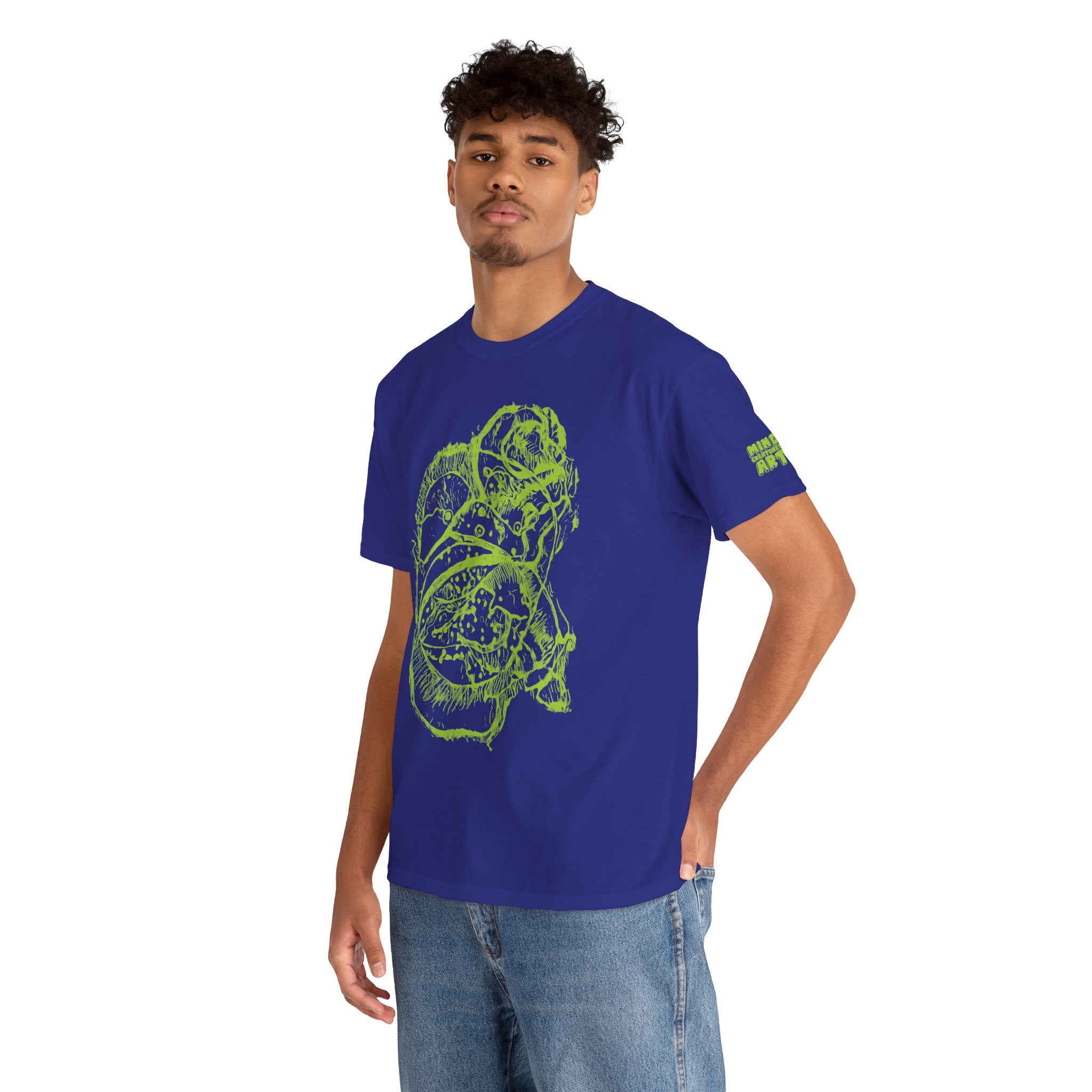 Exploration (Lime) Unisex Heavy Cotton Tee