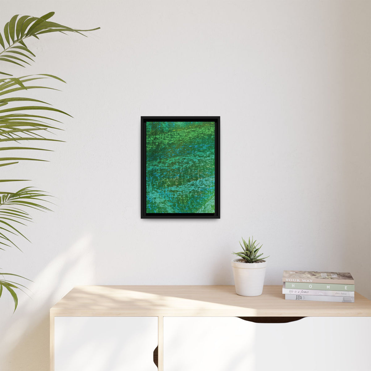 Lagoon (V2) Matte Canvas, Framed