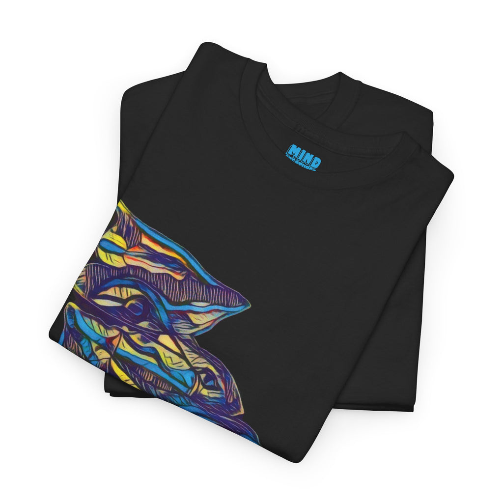 Cheshire (Blue & Yellow) Unisex Heavy Cotton Tee