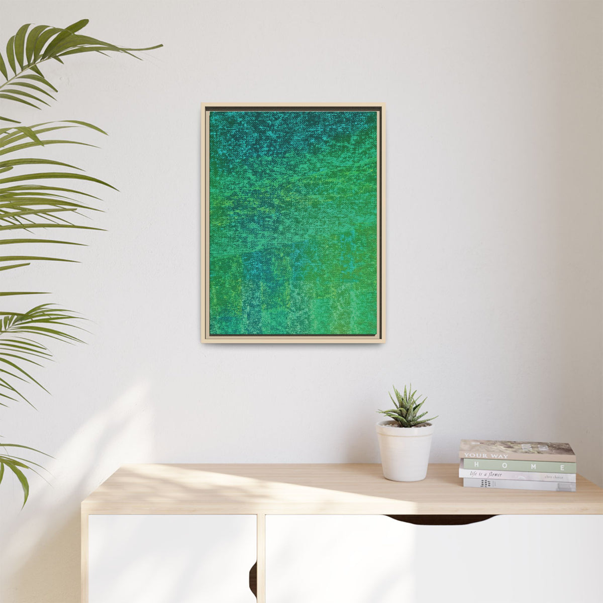 Oceanic (V3) Matte Canvas, Framed