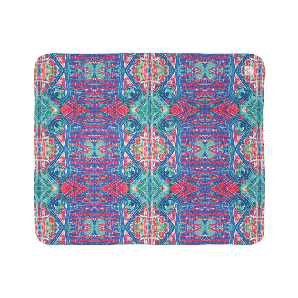 Love (Mirror, Clash) Fleece Sherpa Blanket