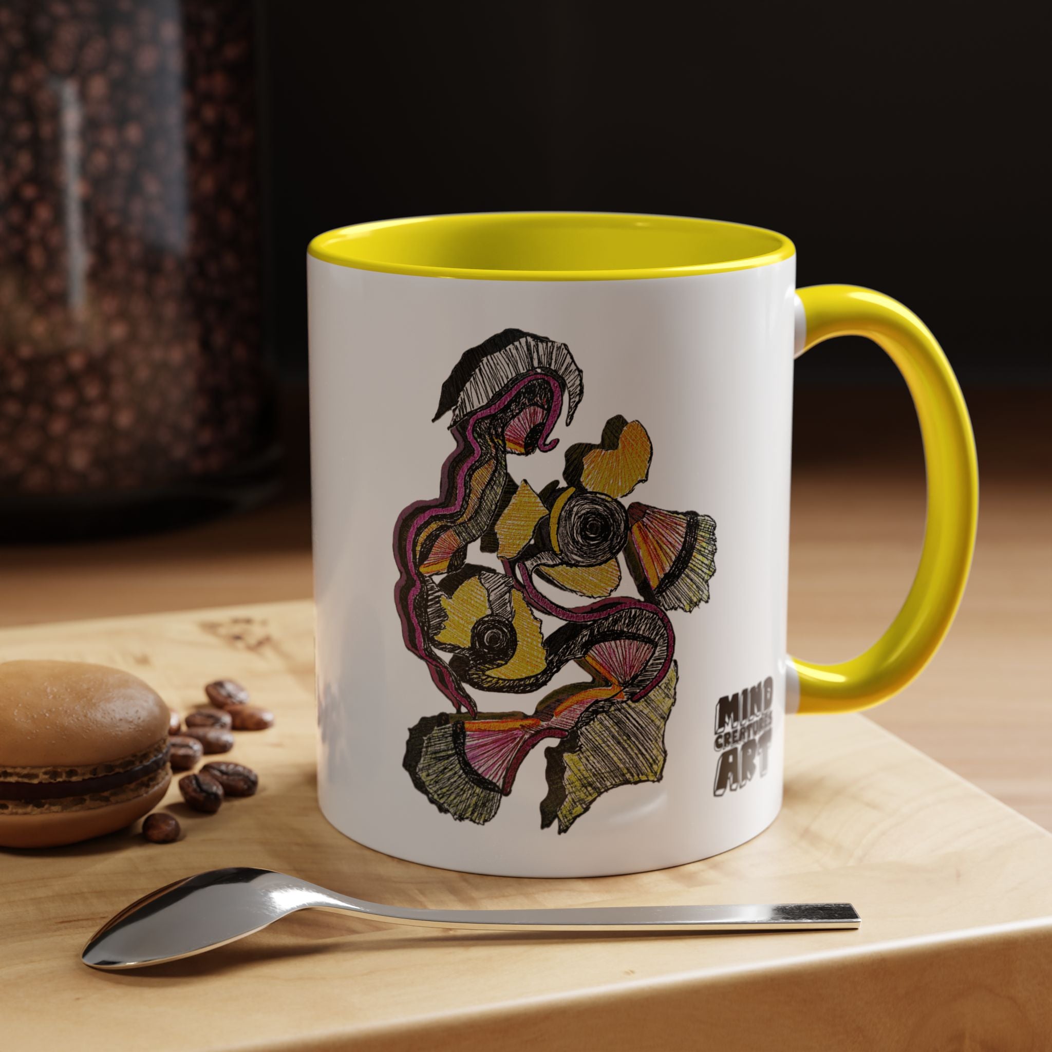 Crimson Teacher Accent Coffee Mug (11oz, 15oz)