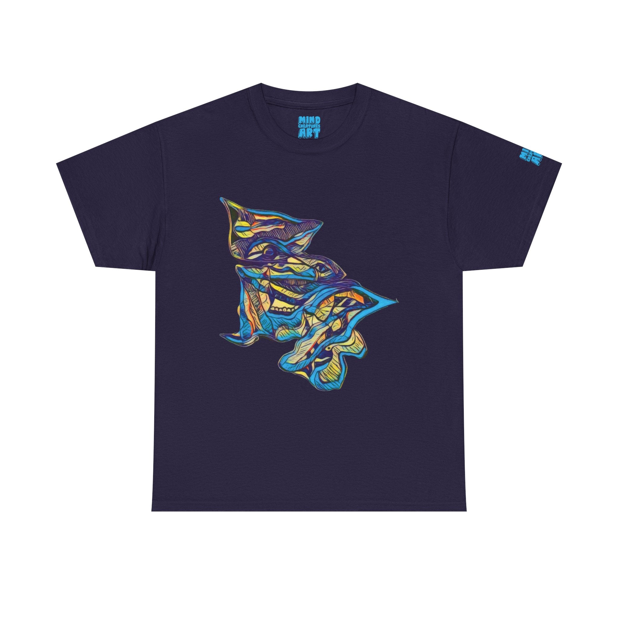 Cheshire (Blue & Yellow) Unisex Heavy Cotton Tee
