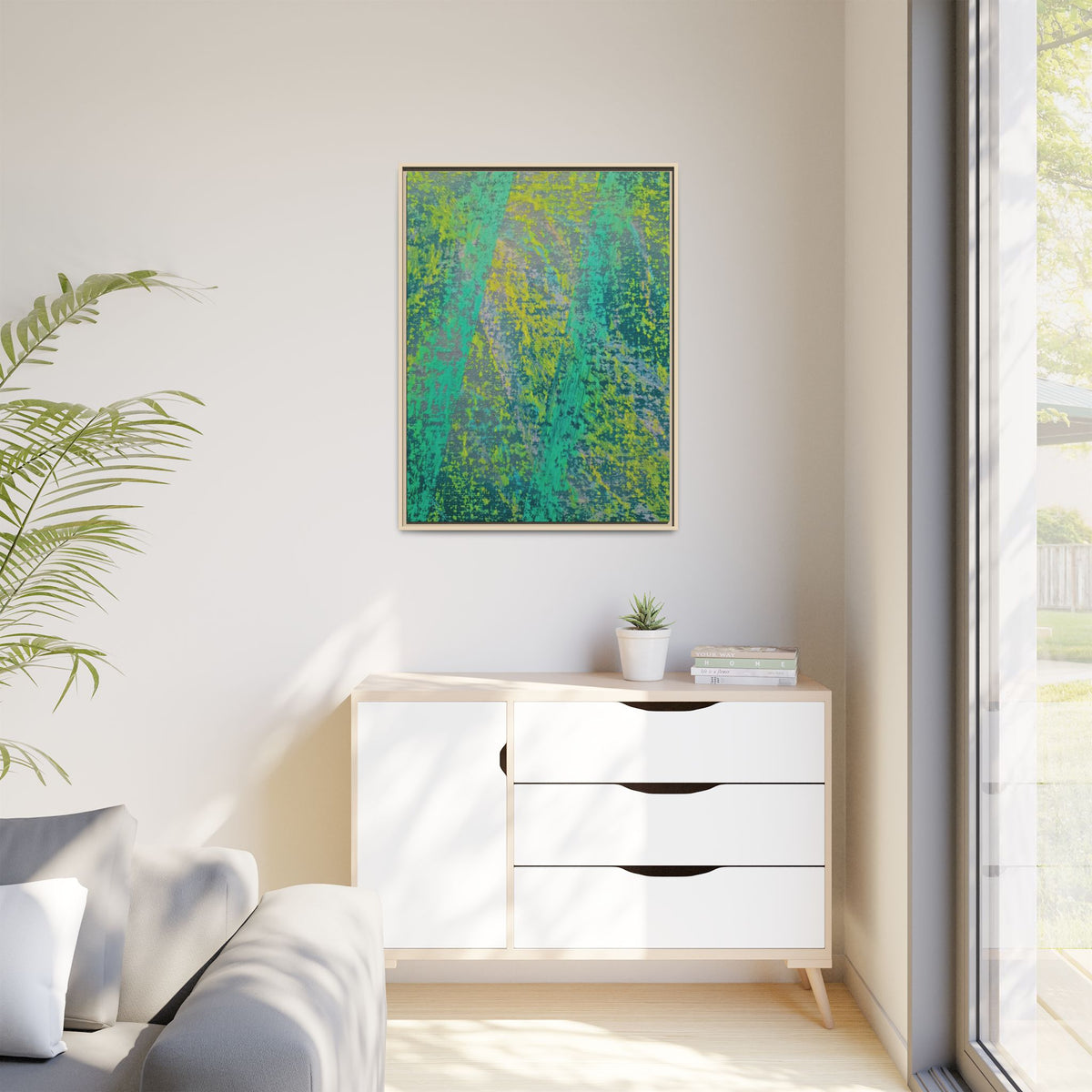 Spring Matte Canvas, Framed