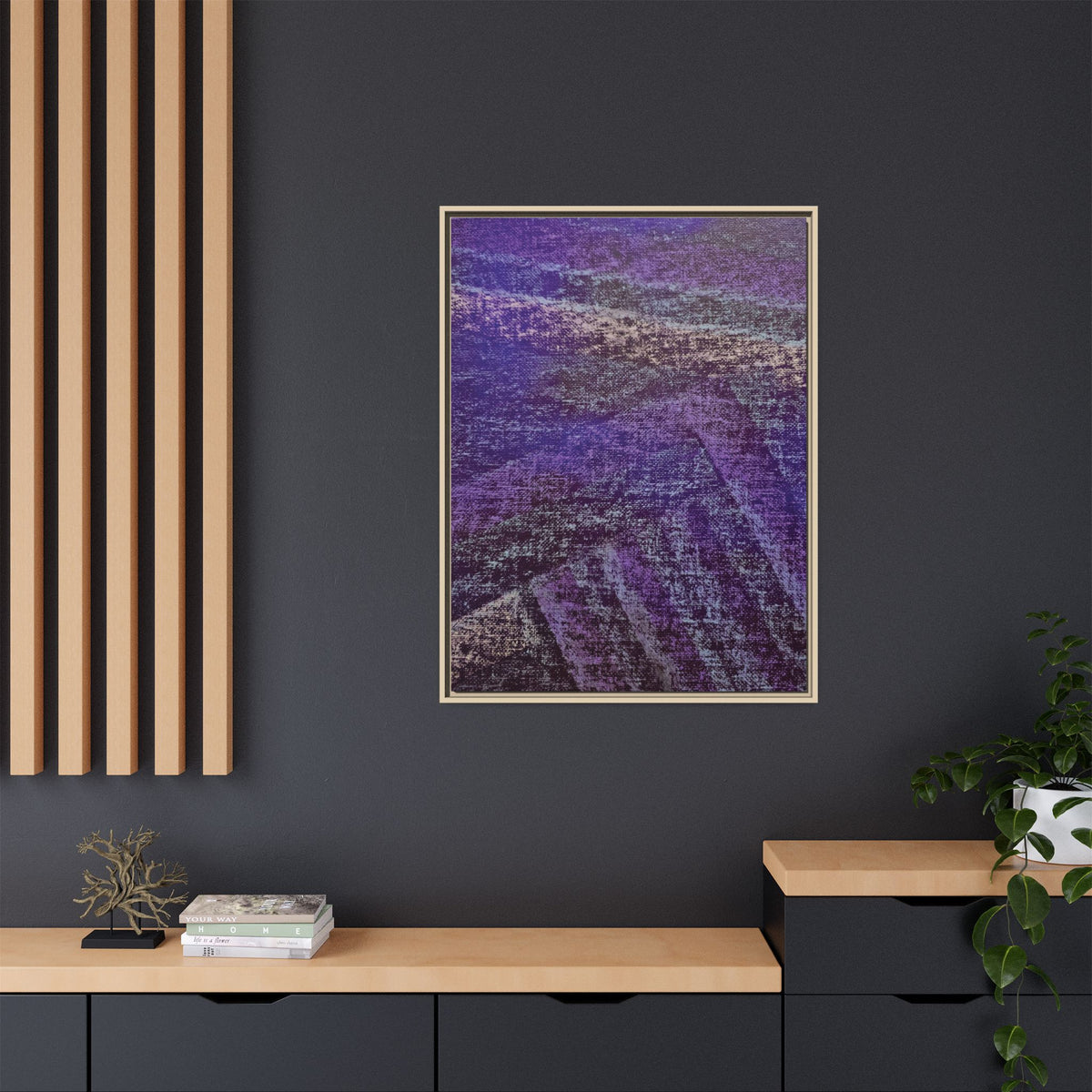 Voice (V2) Matte Canvas, Framed