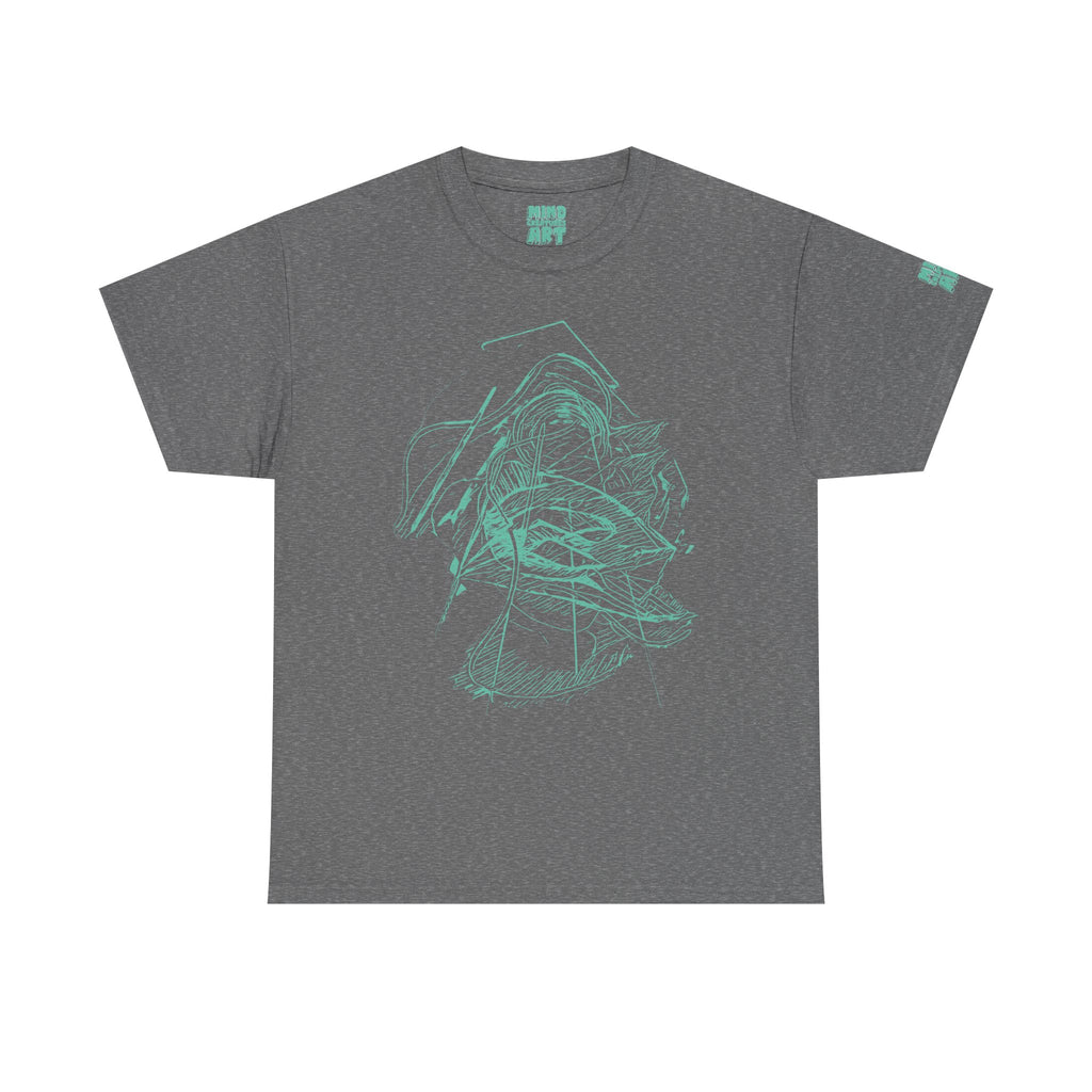 Dive Reflex (Teal) Unisex Heavy Cotton Tee