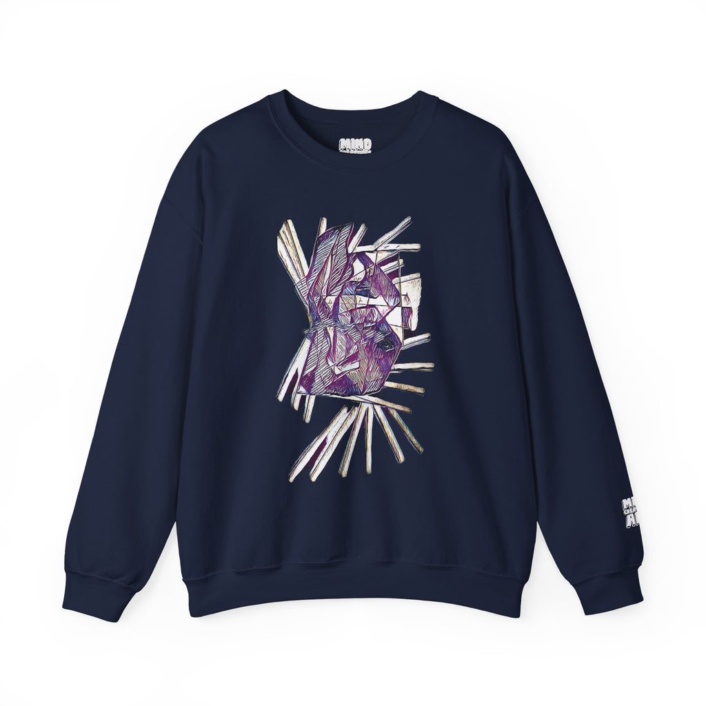 Lightspeed (Purple) Unisex Heavy Blend™ Crewneck Sweatshirt