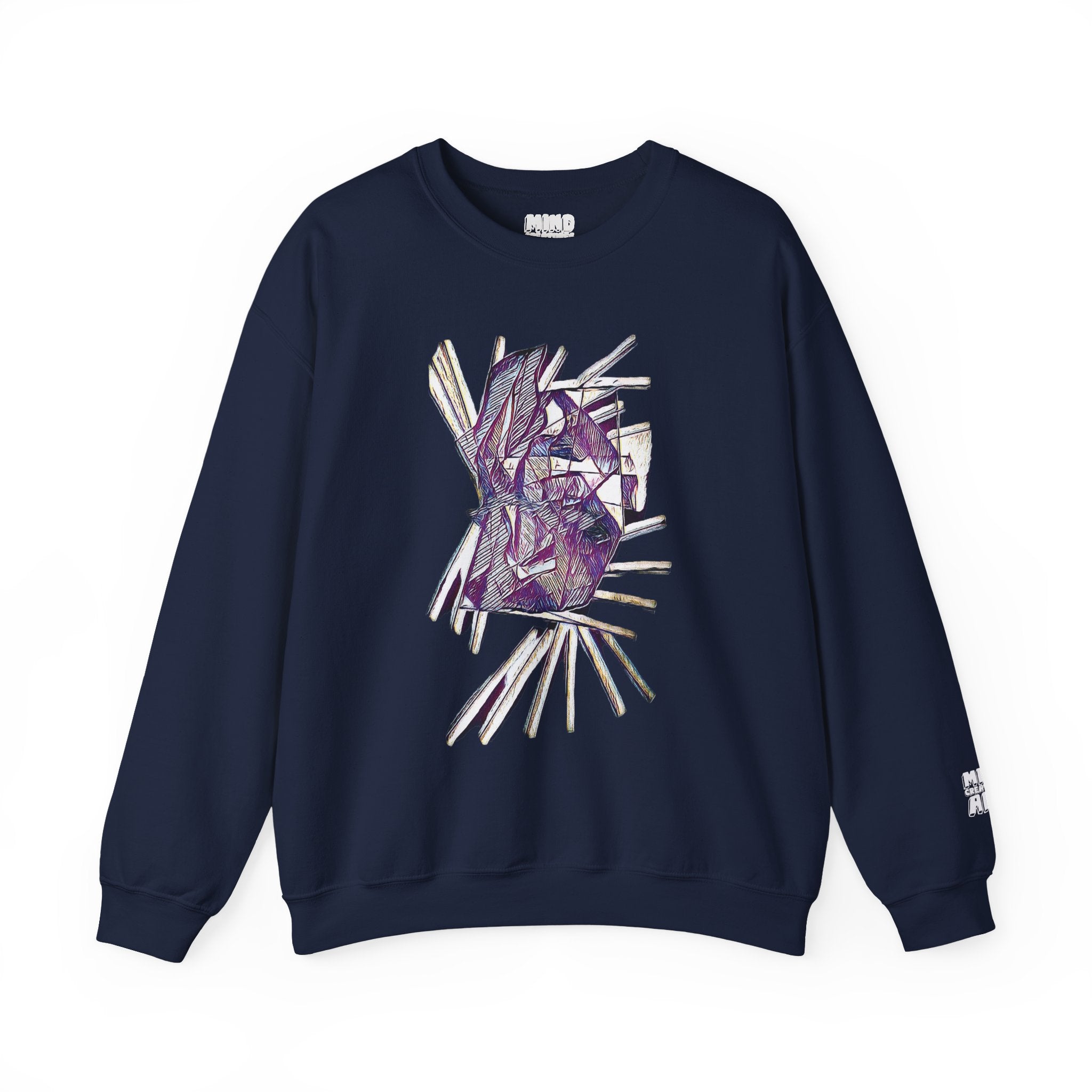 Lightspeed (Purple) Unisex Heavy Blend™ Crewneck Sweatshirt