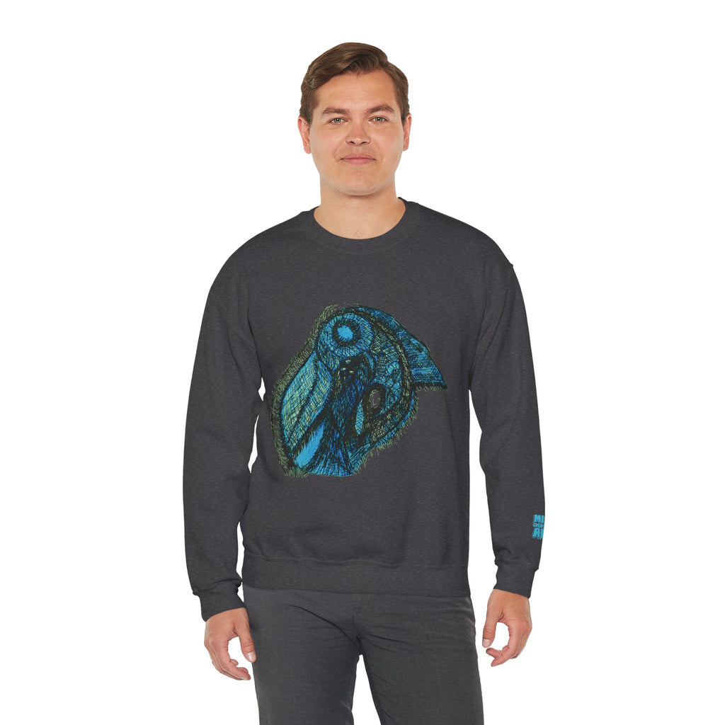 Who Are You? (Teal) Unisex Heavy Blend™ Crewneck Sweatshirt