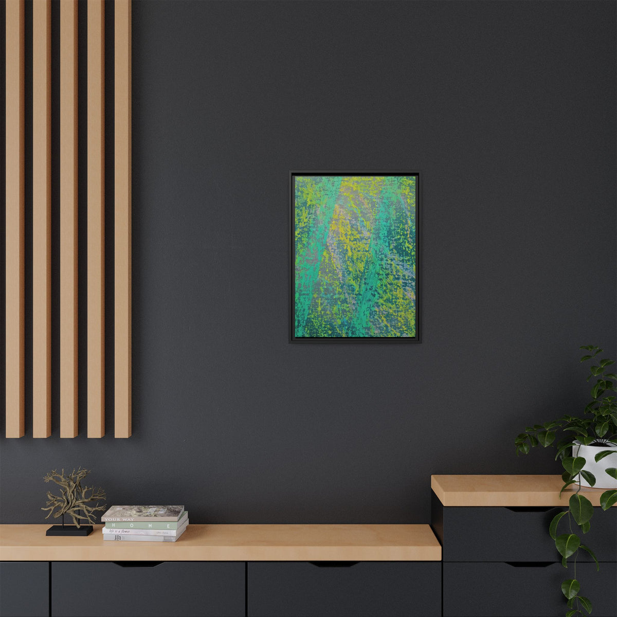 Spring Matte Canvas, Framed