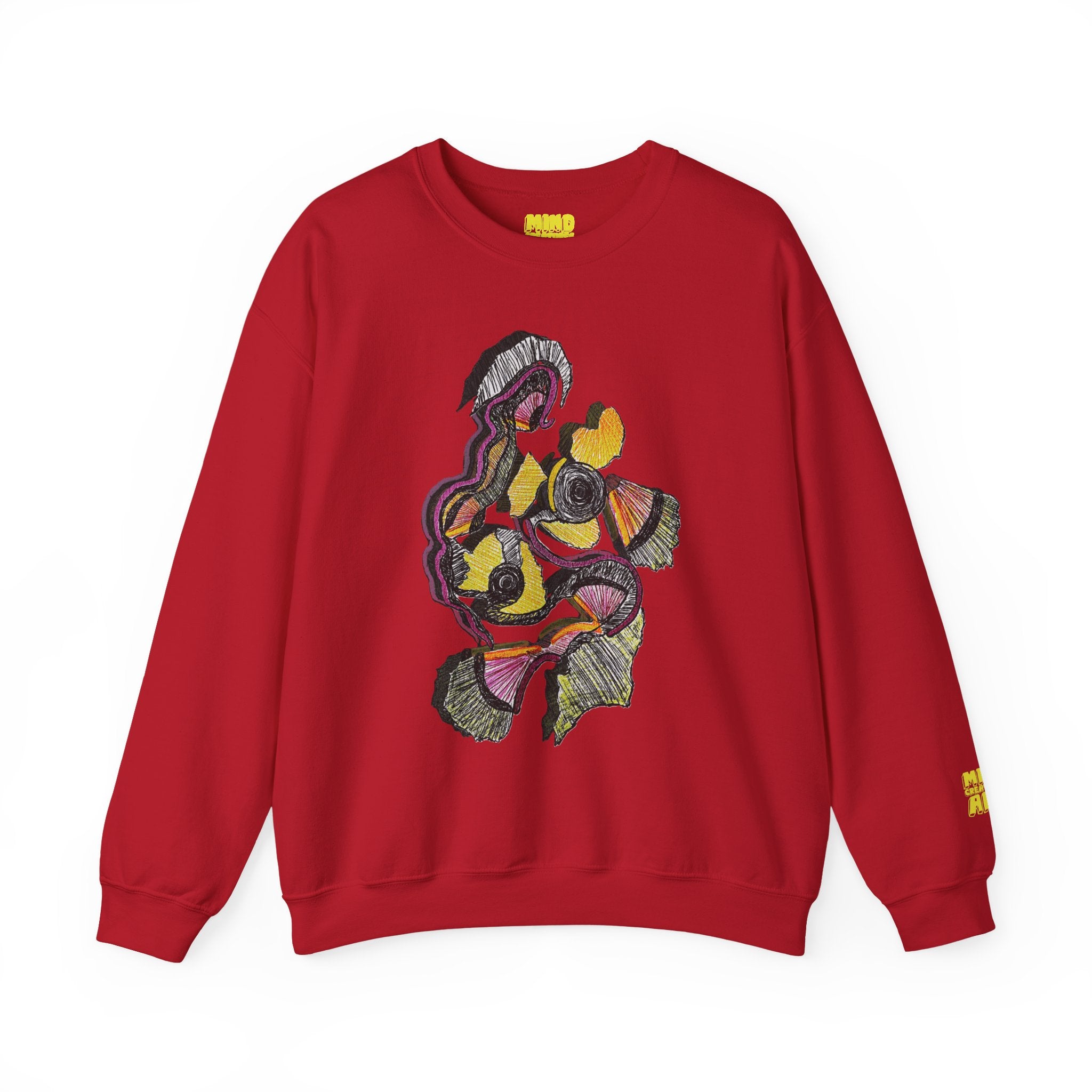 Crimson Teacher Unisex Heavy Blend™ Crewneck Sweatshirt
