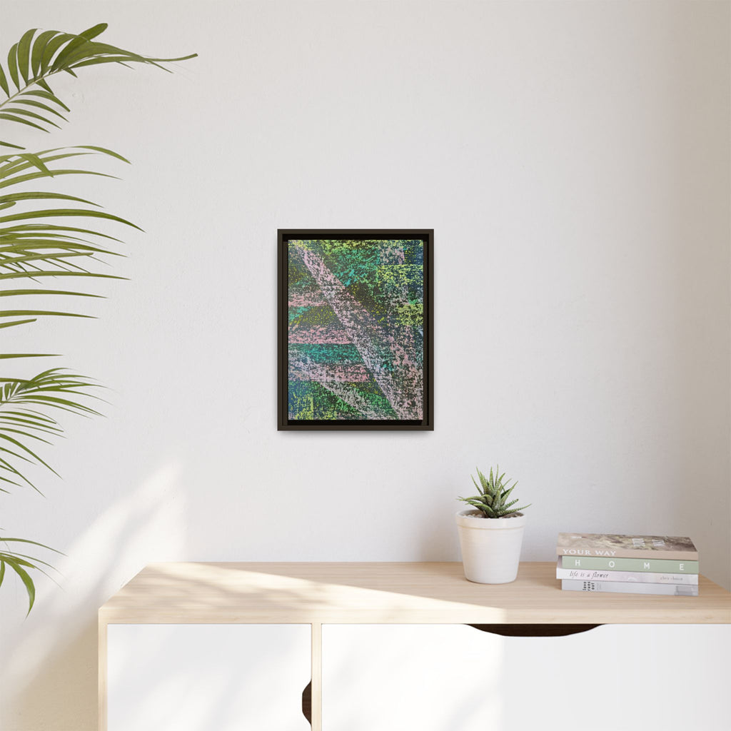 Stream Matte Canvas, Framed