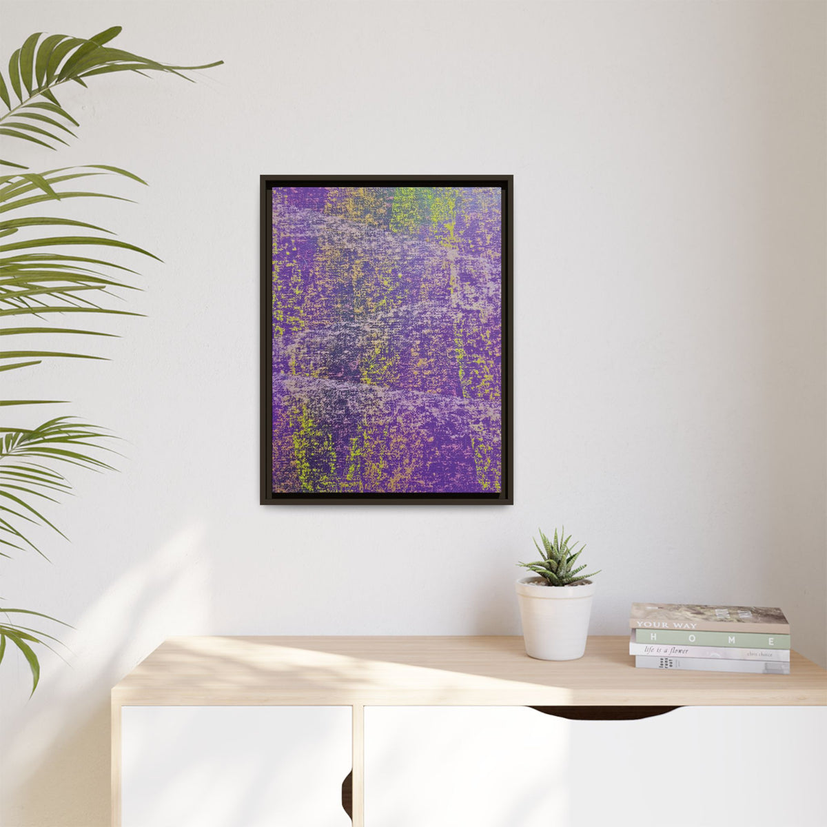 Hazy (V3) Matte Canvas, Framed