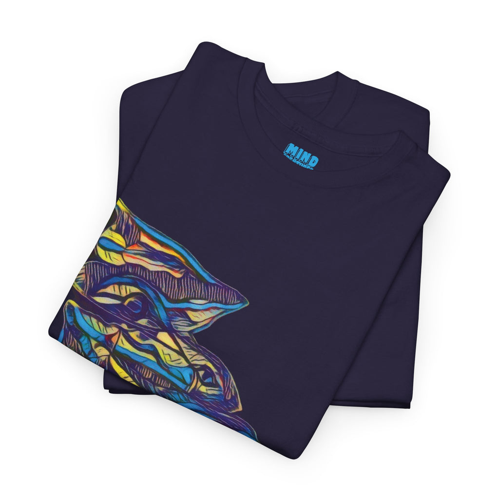 Cheshire (Blue & Yellow) Unisex Heavy Cotton Tee