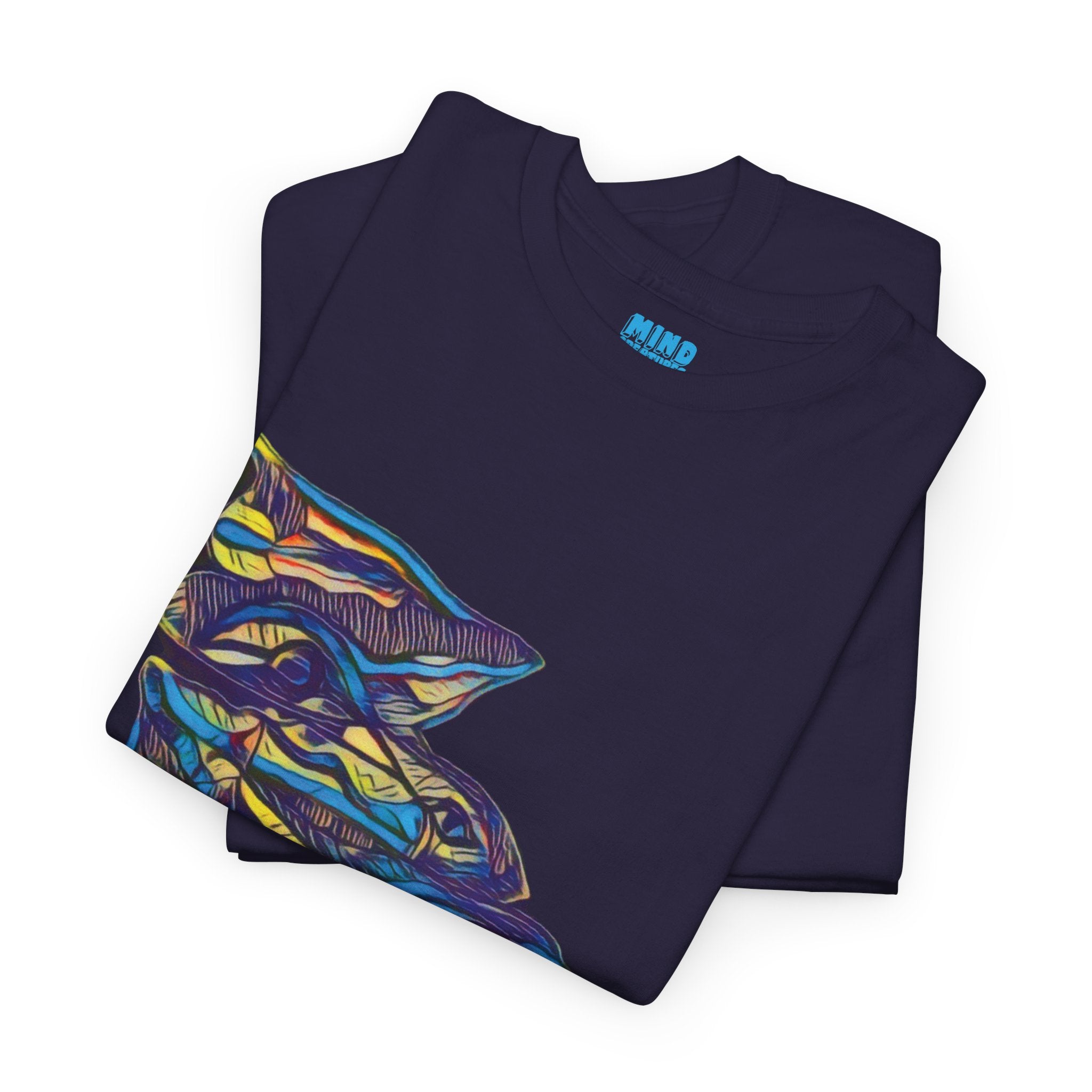 Cheshire (Blue & Yellow) Unisex Heavy Cotton Tee
