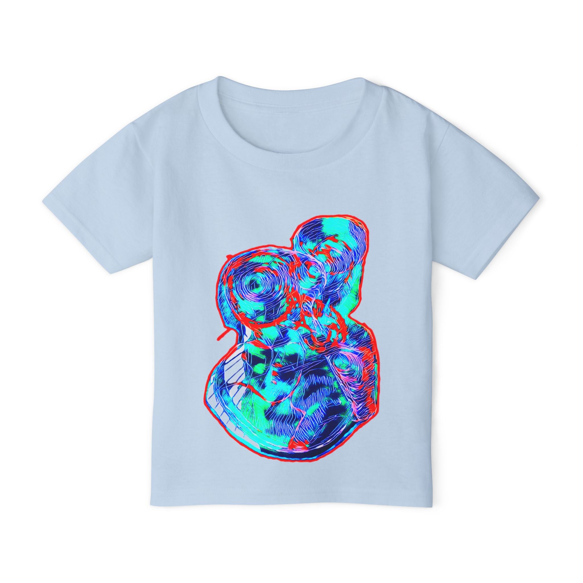 Curiosity (Blue & Red) Heavy Cotton™ Toddler T-shirt