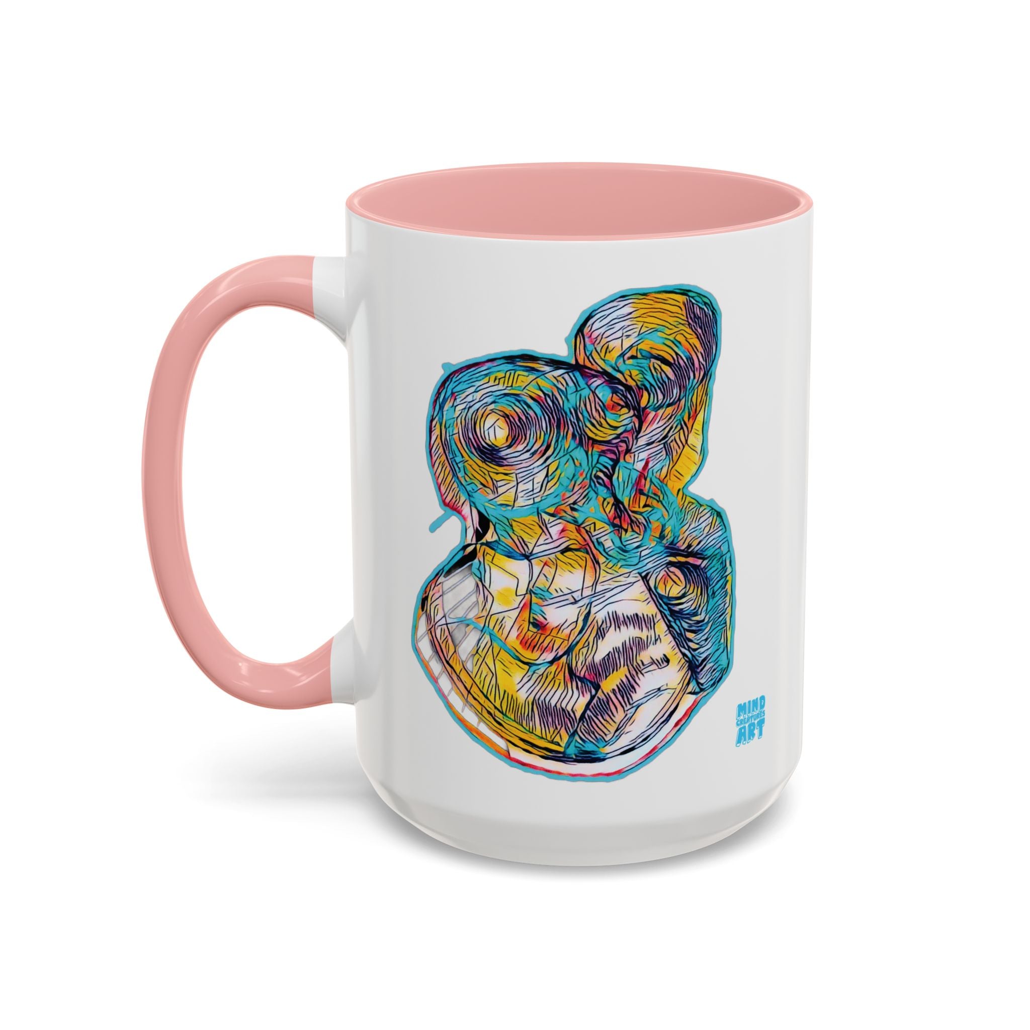Curiosity (Teal) Accent Coffee Mug (11oz, 15oz)