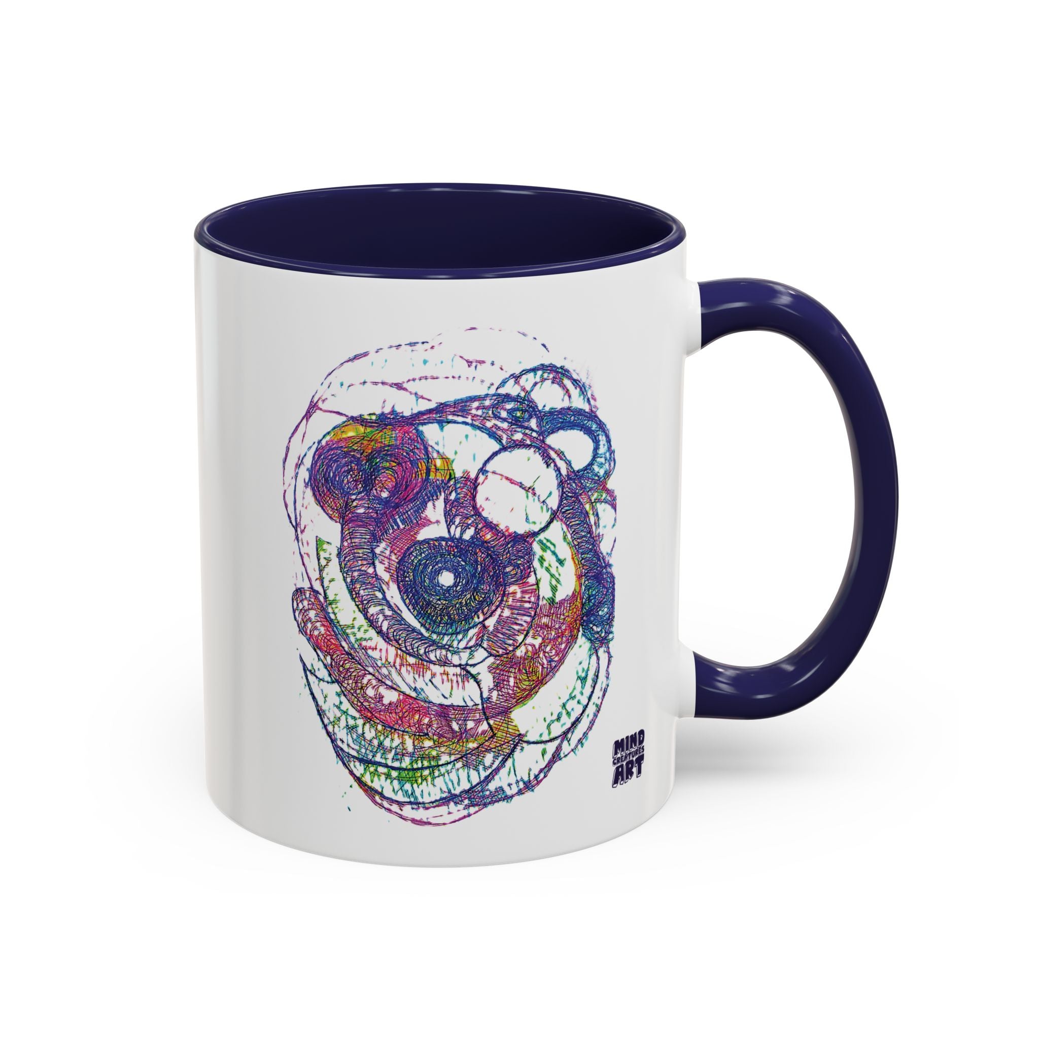 Spiraling Accent Coffee Mug (11oz, 15oz)