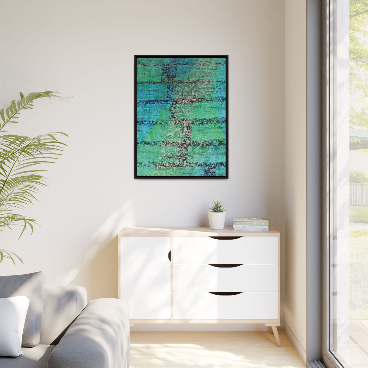 Experiment (V2) Matte Canvas, Framed