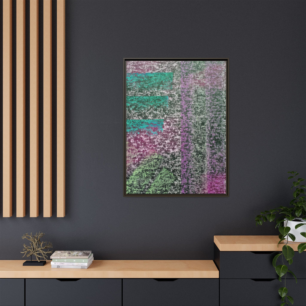 Relativity (V2) Matte Canvas, Framed