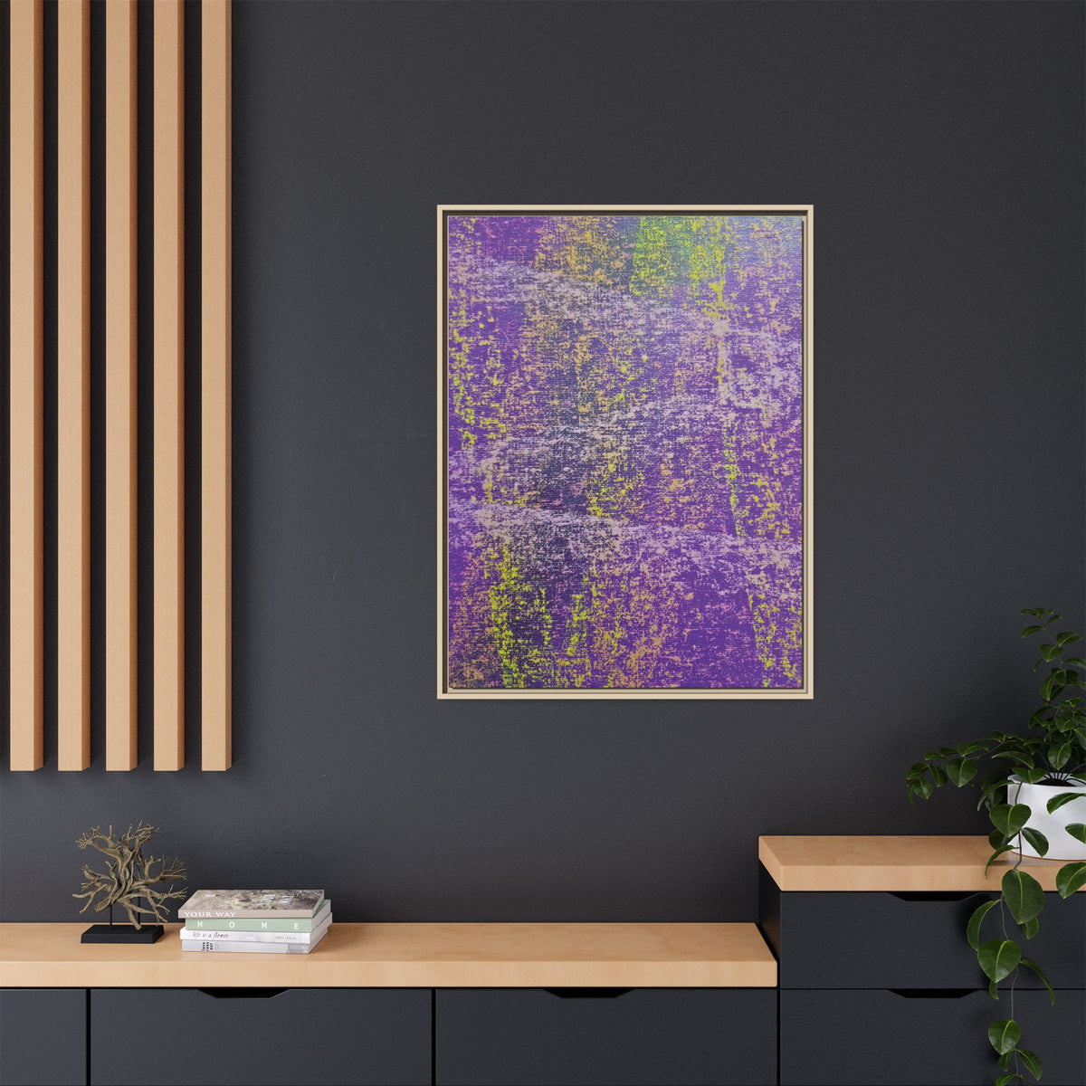 Hazy (V3) Matte Canvas, Framed
