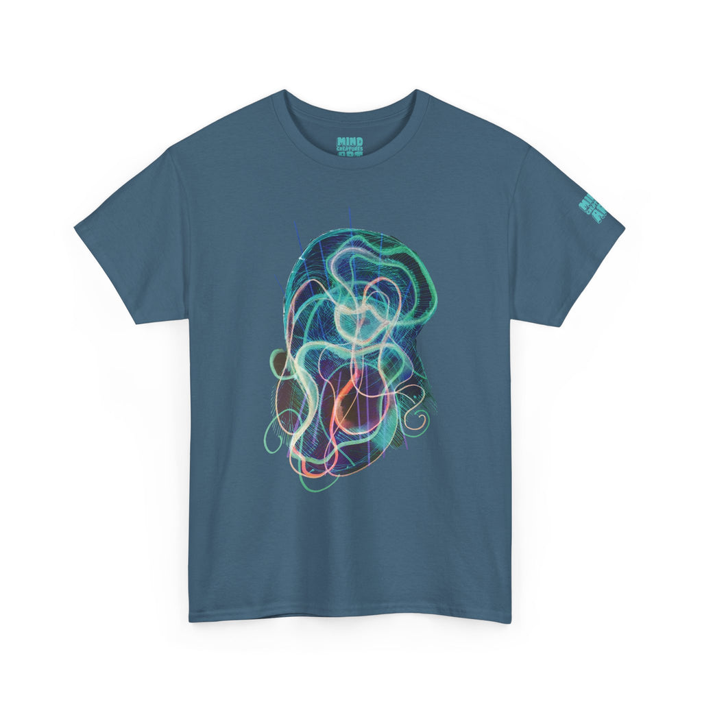 Davy Jones (Electric Teal) Unisex Heavy Cotton Tee