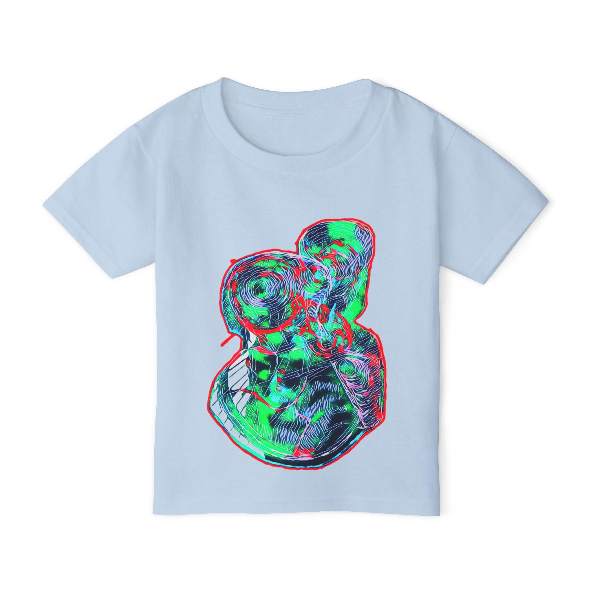 Curiosity (Green & Red) Heavy Cotton™ Toddler T-shirt