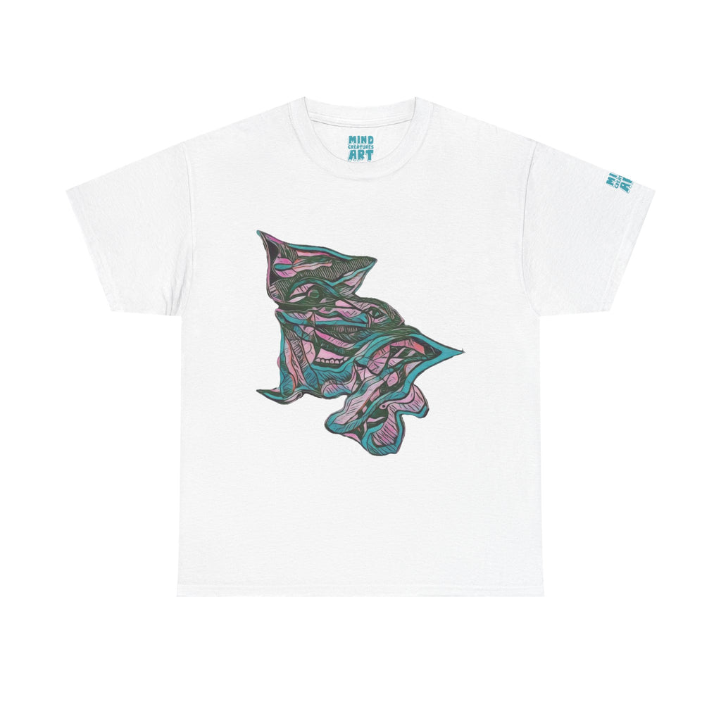 Cheshire (Pink & Teal) Unisex Heavy Cotton Tee