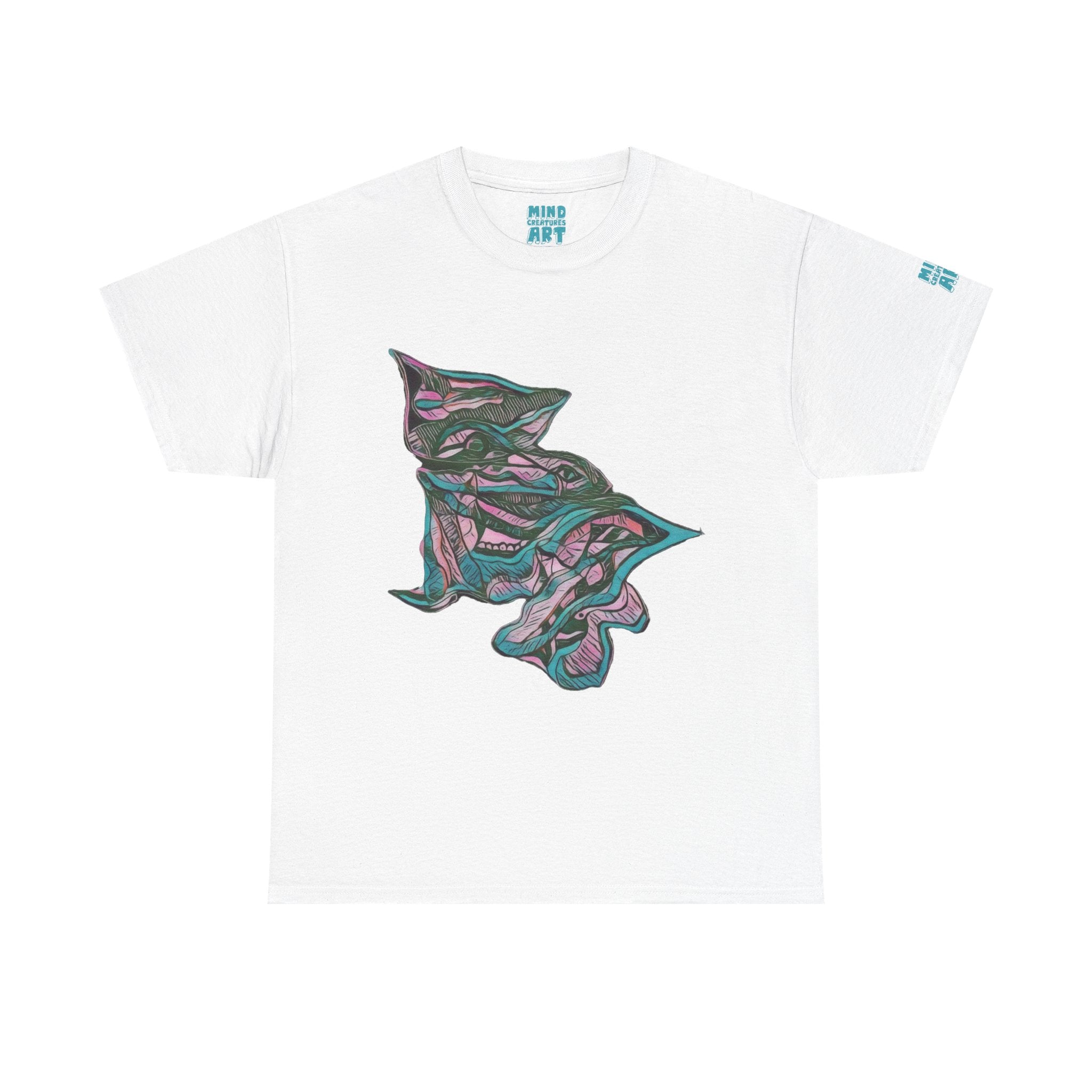 Cheshire (Pink & Teal) Unisex Heavy Cotton Tee