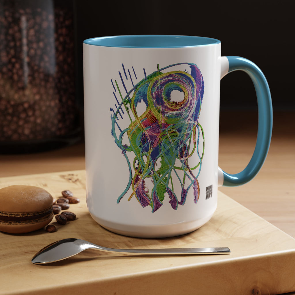 Jelly Jam (Neon) Accent Coffee Mug (11oz, 15oz)