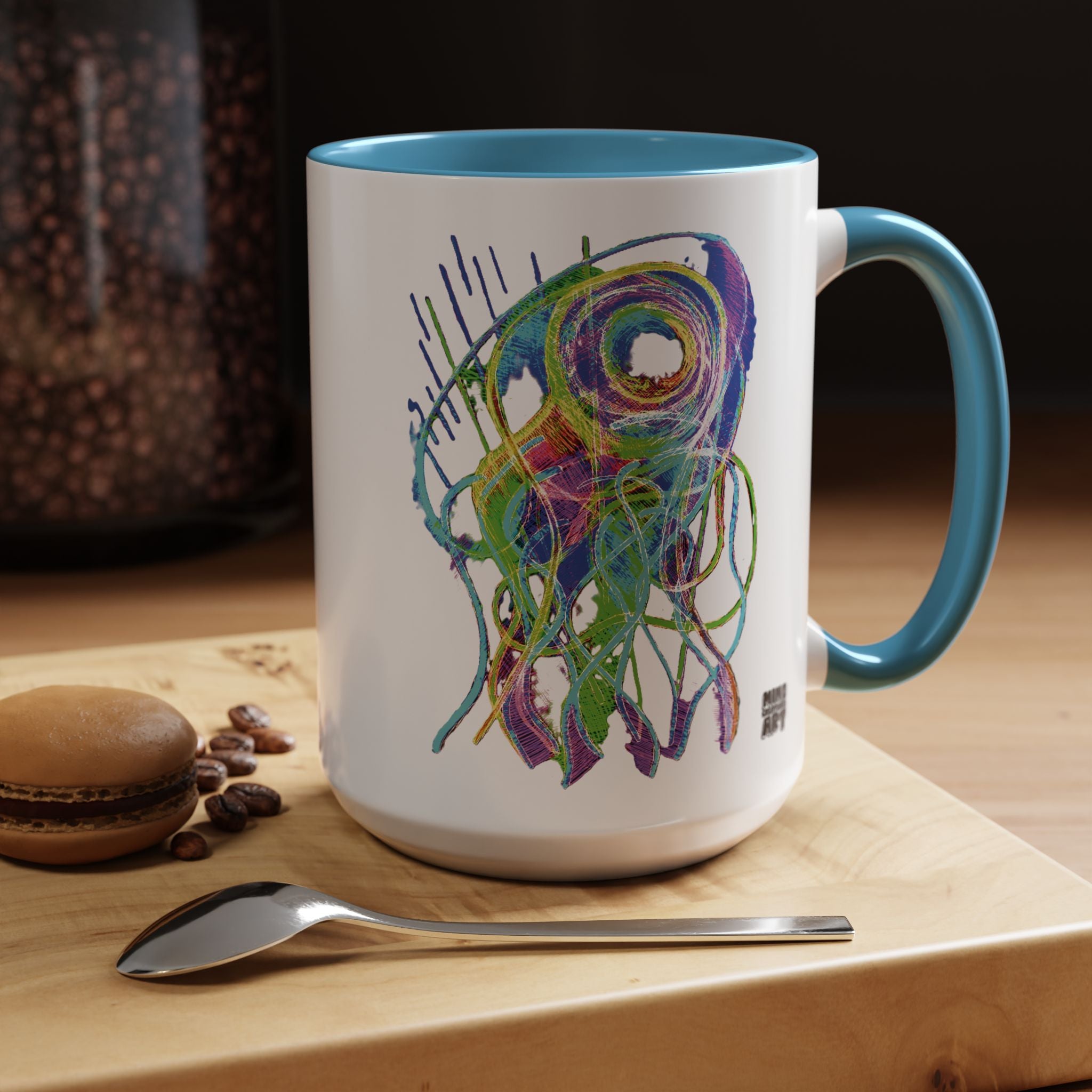 Jelly Jam (Neon) Accent Coffee Mug (11oz, 15oz)