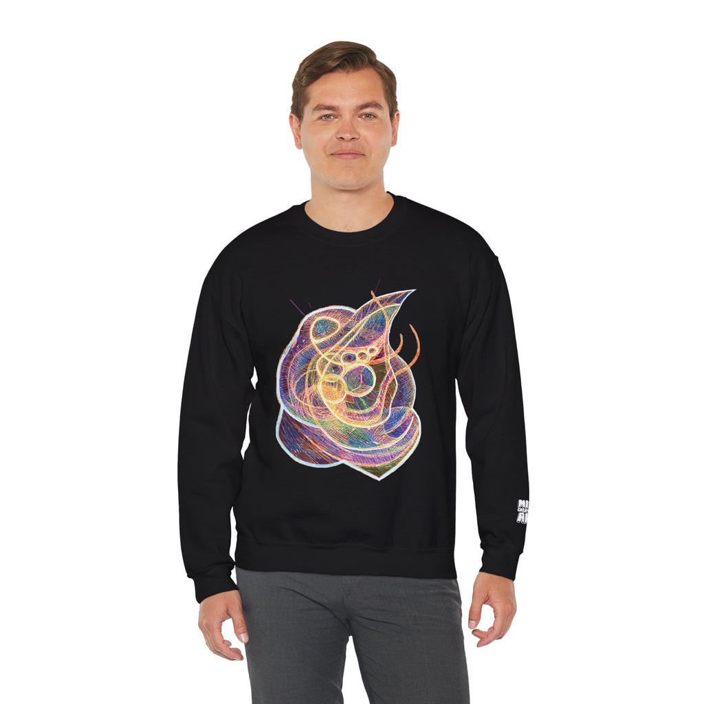 Renewal (Electric Yellow & Purple) Unisex Heavy Blend™ Crewneck Sweatshirt